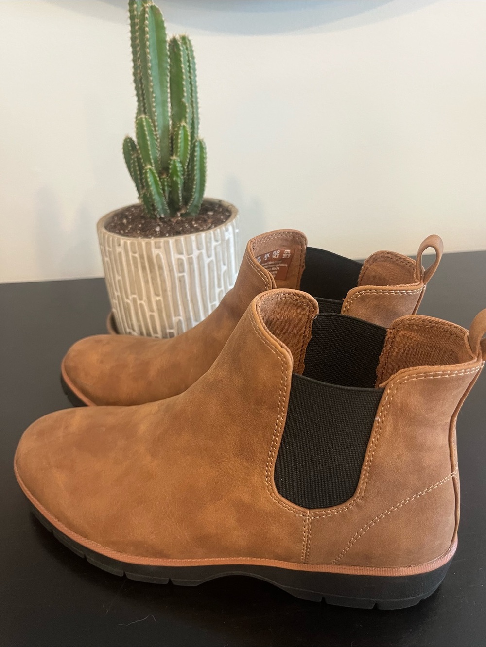 🖤 Dr. Scholl's Tan Chelsea Ankle Boots - Slip-On Booties